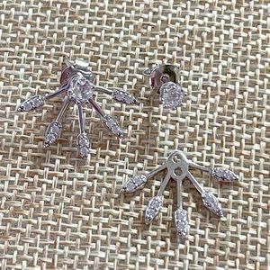 New 925 Silver Maple Leaf Earrings